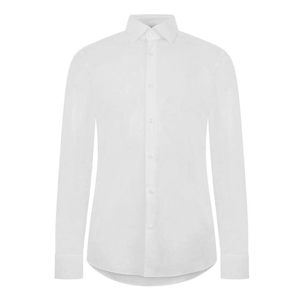 Hugo Boss Men's Kent Long Sleeve Shirt - White